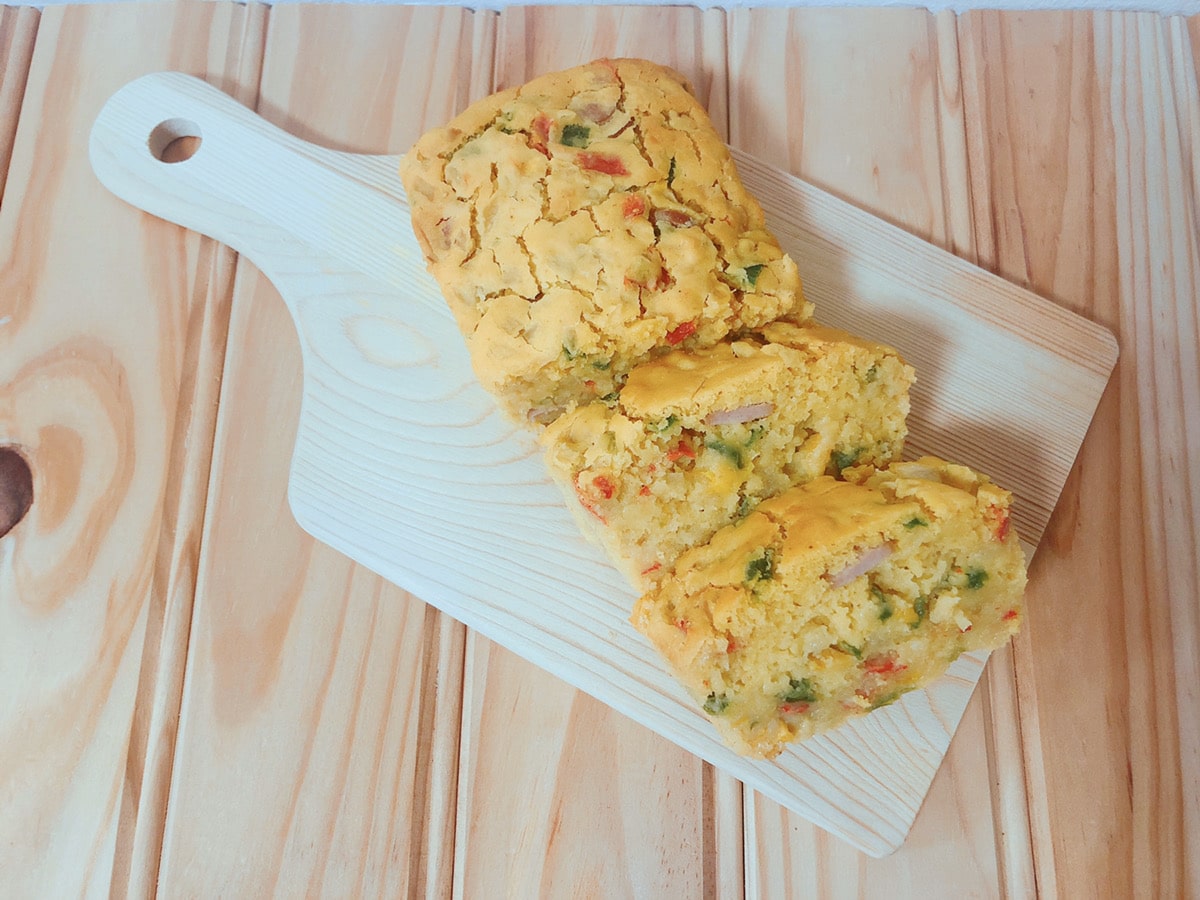 米粉ケークサレ 卵なし小麦粉なしチーズなし カレー粉風味 米粉レシピ 管理栄養士namiのレシピブログ