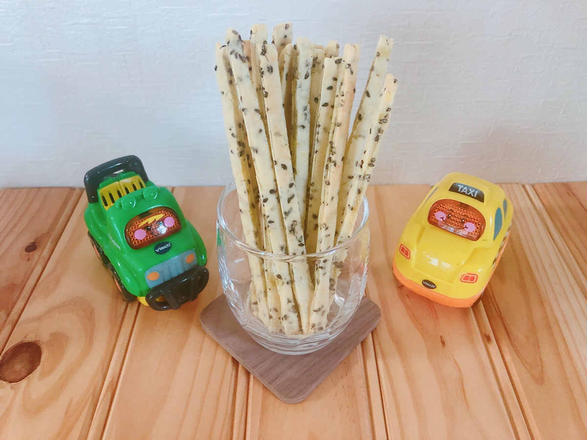 さつまいもプリッツ♪砂糖・小麦粉・乳製品・大豆・卵なし!簡単幼児食レシピ
