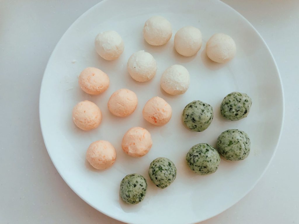 野菜で作る簡単豆腐米粉三色団子レシピ ひな祭りにも 管理栄養士namiのレシピブログ