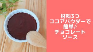 チョコレートソース ココアパウダー レシピ 簡単 純ココア チョコなし チョコレートなし 簡単 レシピ 乳製品アレルギー