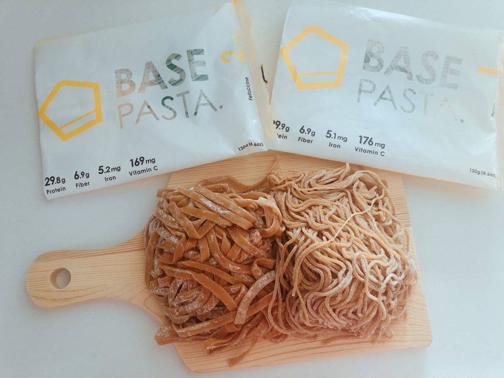 ベースパスタ アジアン フェットチーネ 違い 味 口コミ