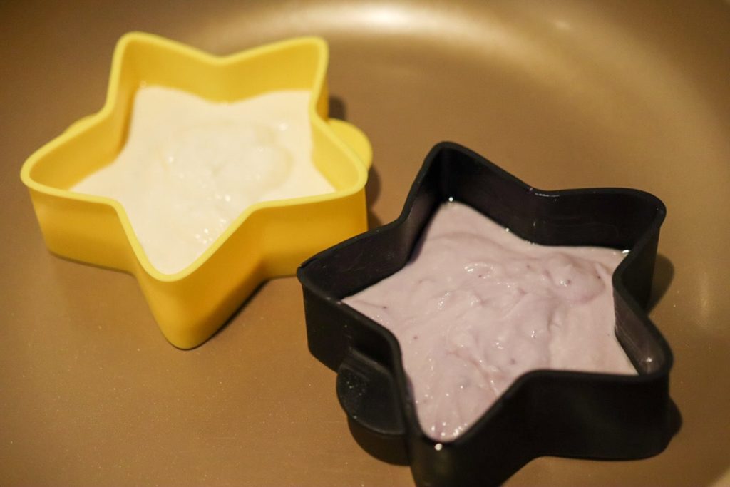 100円ショップ ダイソー パンケーキ シリコン型 焼き方