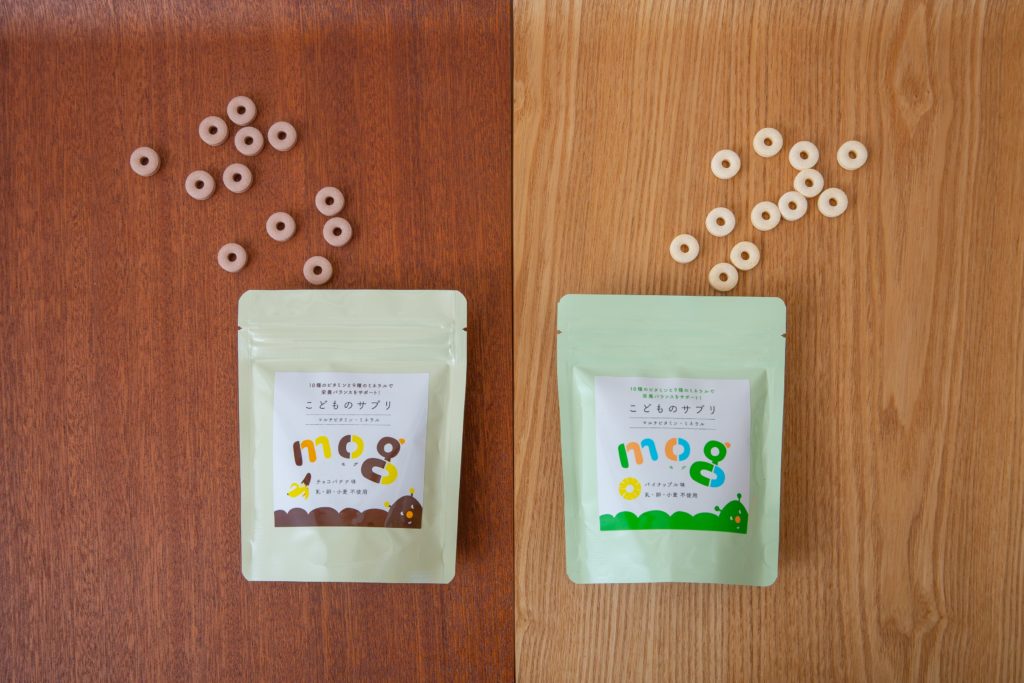 モグ 種類 原材料 子どものサプリ
パイナップル味 チョコバナナ味