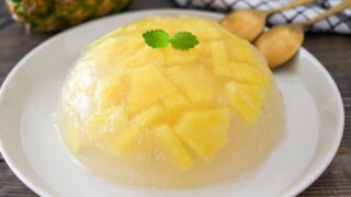 パイナップル　寒天　ケーキ　レシピ